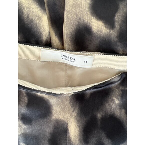 Prada Animal Print Silk Knee Length Skirt - Picture 5 of 8